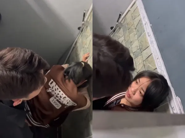Phát hiện đôi chim sâu lén lút đụ nhau trong toilet quán cà phê video