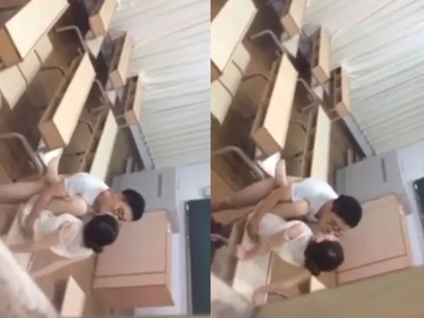 Quay lén cô giáo địt nhau với học sinh trong lớp video